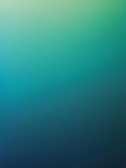 Wall Mural - gradient blue to green smooth grainy texture transitio background