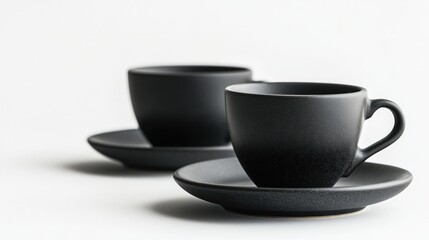 Poster - Coffee cups on saucer