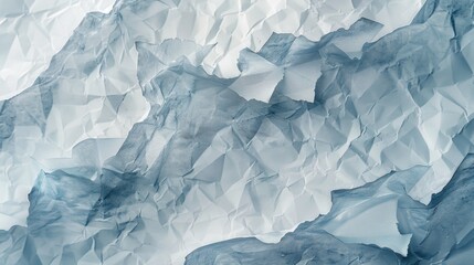 Poster - A close-up shot of a wall made entirely of ice, with intricate patterns and textures visible