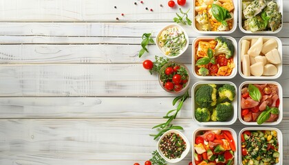 Wall Mural - Vegetables slice cutting different shape