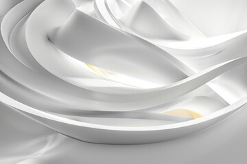 Poster - A close-up shot of a white object on a table