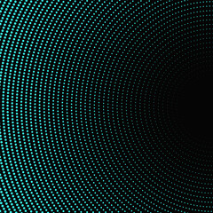Poster - Halftone geometrical circle pattern background -  abstract vector design from circles