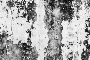 Aufkleber - A close-up shot of a worn-out wall with peeling paint, suitable for backgrounds or textures