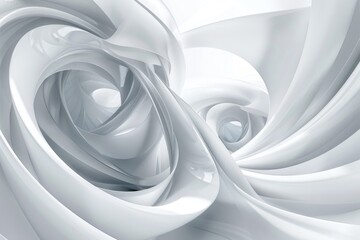 Aufkleber - A detailed image of a white whirlpool-like structure