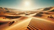 © Indigenous Siberian - Sunset in the desert sand landscape dune sahara nature sky dunes sunset dry travel sun. Sunset in the desert morocco sunrise yellow hot adventure summer sand dune arid mountain orange wilderness wind.