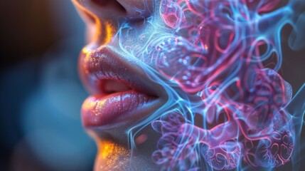 Poster - Illustrate the role of the respiratory system in vocalization and speech production, highlighting the larynx and vocal cords as key