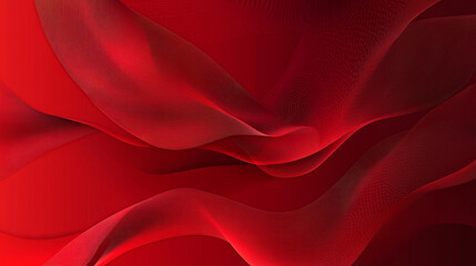 Fototapete - Red background with abstract design in vector illustration.