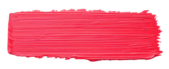 Poster - Abstract Red Paint Stroke Texture.