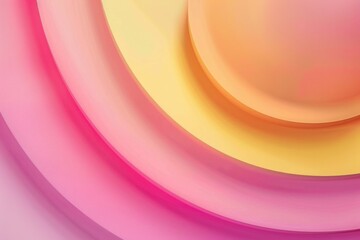 Poster - Close-up view of a bright pink and yellow textured background, suitable for graphic design or photography projects