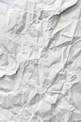 Poster - A crumpled sheet of white paper lying on a table, possibly abandoned or forgotten