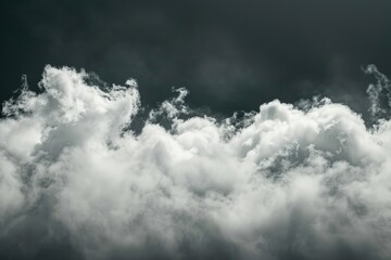 Poster - A commercial airliner soaring above the clouds