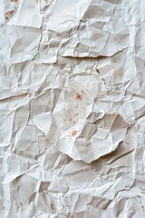 Canvas Print - A close-up view of a crumpled paper, often seen as a symbol of neglect or forgotten tasks