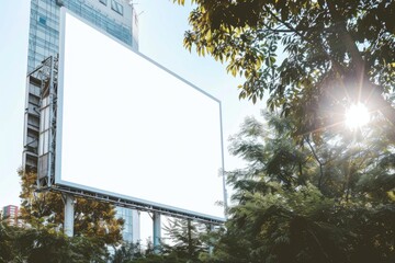 Aufkleber - Large white sign on urban road, ideal for urban lifestyle and transportation concepts