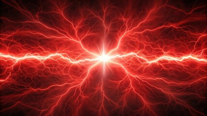 red lightning background with plasma and energy abstract, red, lightning, background, plasma, energy