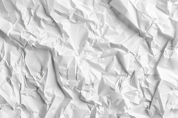 Aufkleber - A close-up view of a crumpled piece of paper with creases and wrinkles