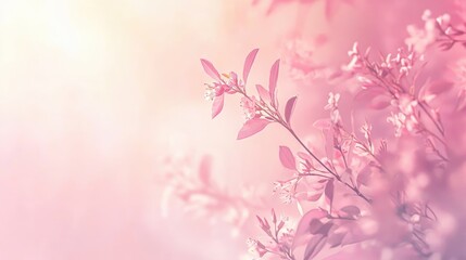 Poster - soft pink gradient background with a gentle transition from light to dark, creating a calm and femin