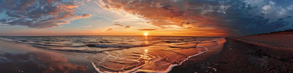 Poster - Serene Sunset Over the Sea