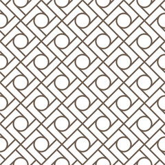 Sticker - Seamless geometric abstract pattern with a modern style