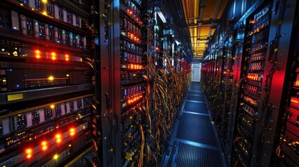Poster - A Glimpse Into a Busy Server Room