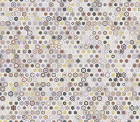 Poster - geometric mesh background. geometric shapes of varied style and color. hexagon shapes. tileable patt