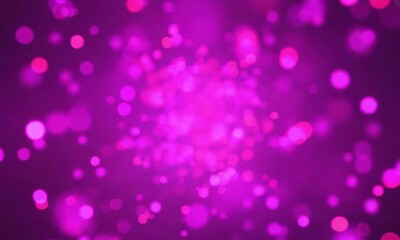 Canvas Print - Magenta Sparkle Burst