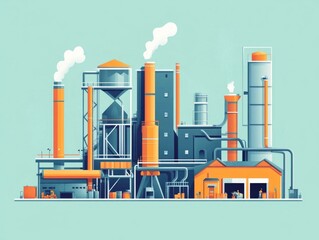 Poster - Magnetic Technology Showcasing an Efficient Process for Recycling and Recovering Valuable Metals like Steel Aluminum and Copper through a Flat Design Concept