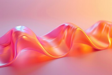 Poster - A close-up view of a shiny material on a table