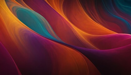abstract soft neon waves in multiple colors on a dark background. futuristic wallpaper8