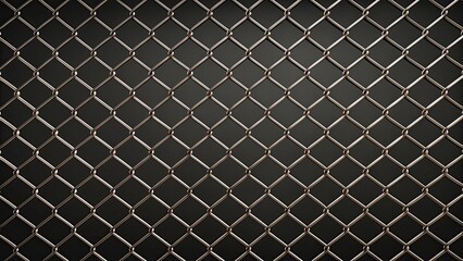 Chain link fence on black background, chain link, fence, metal, security, protection, barrier, boundary, isolated