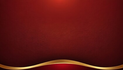 Wall Mural - Red and gold abstract background luxury dark red and golden line template premium background 12