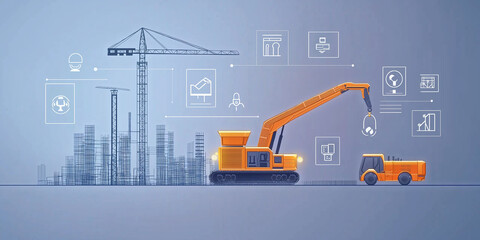 Poster - Construction industry using artificial intelligence for automation on building site