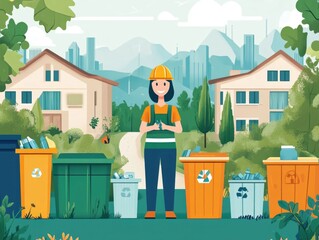 Poster - Comprehensive National Recycling Initiative Promoting Eco Friendly Programs and Policies to Encourage Sustainable Practices and Resource Conservation