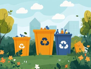 Poster - Comprehensive Country Wide Recycling Initiative Promoting Environmental Sustainability and Eco Friendly Practices to Reduce Waste and Protect the Planet