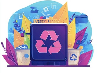 Poster - Innovative AI Powered Recycling Technology for Sustainable Waste Analysis and Management