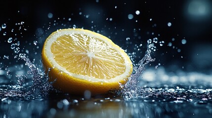 Wall Mural - Lemon Splash