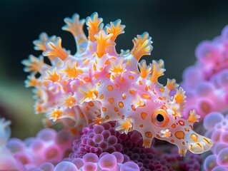 Wall Mural - Vibrant Underwater World of Lembeh Strait Indonesia Showcasing Diverse Marine Life and Colorful Creatures