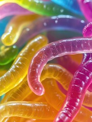 Canvas Print - Stacked Gummy Worms