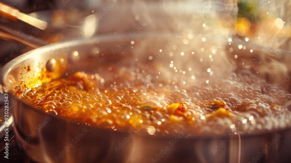 Simmering: Gently heats food in liquid at just below boiling point ...