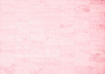 Wall Mural - Abstract background of pink mosaic tiles. Texture for design. Colorful pastel ceramic wall and floor grid tiles abstract background.