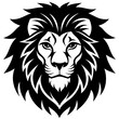 © bizboxdesigner - Lion head icon silhouette vector art illustration