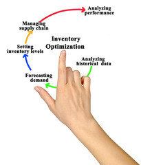 Canvas Print - Five Components of  Inventory Optimization