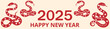 © WorldArt - Happy Chinese new year 2025. Year of the Snake