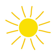 Wall Mural - cute hand drawn icon. summer design. vector illustration