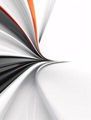 Poster - A dynamic 3D abstract background with sharp angles and contrasting colors, featuring a clear copy space area for bold text or logos