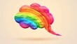 © Kateryna Hurzenkova - Colorful rainbow speech bubble representing diversity and inclusion in a vibrant design