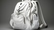 © Ghulam - Backpack object white isolated bag school baggage background handle travel accessory