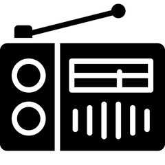 Sticker - radio icon 