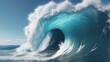 © Saad - Heavy ocean wave splashing in sea