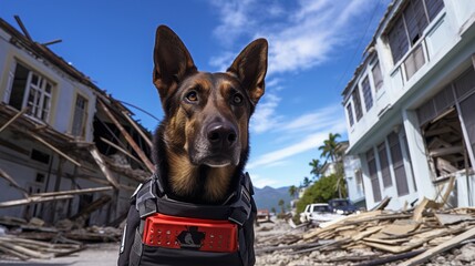 Canvas Print - german shepherd dog