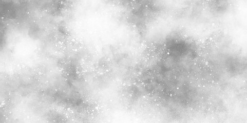 Wall Mural - white snow background with clouds, light bokeh background for design, beautiful white watercolor bac